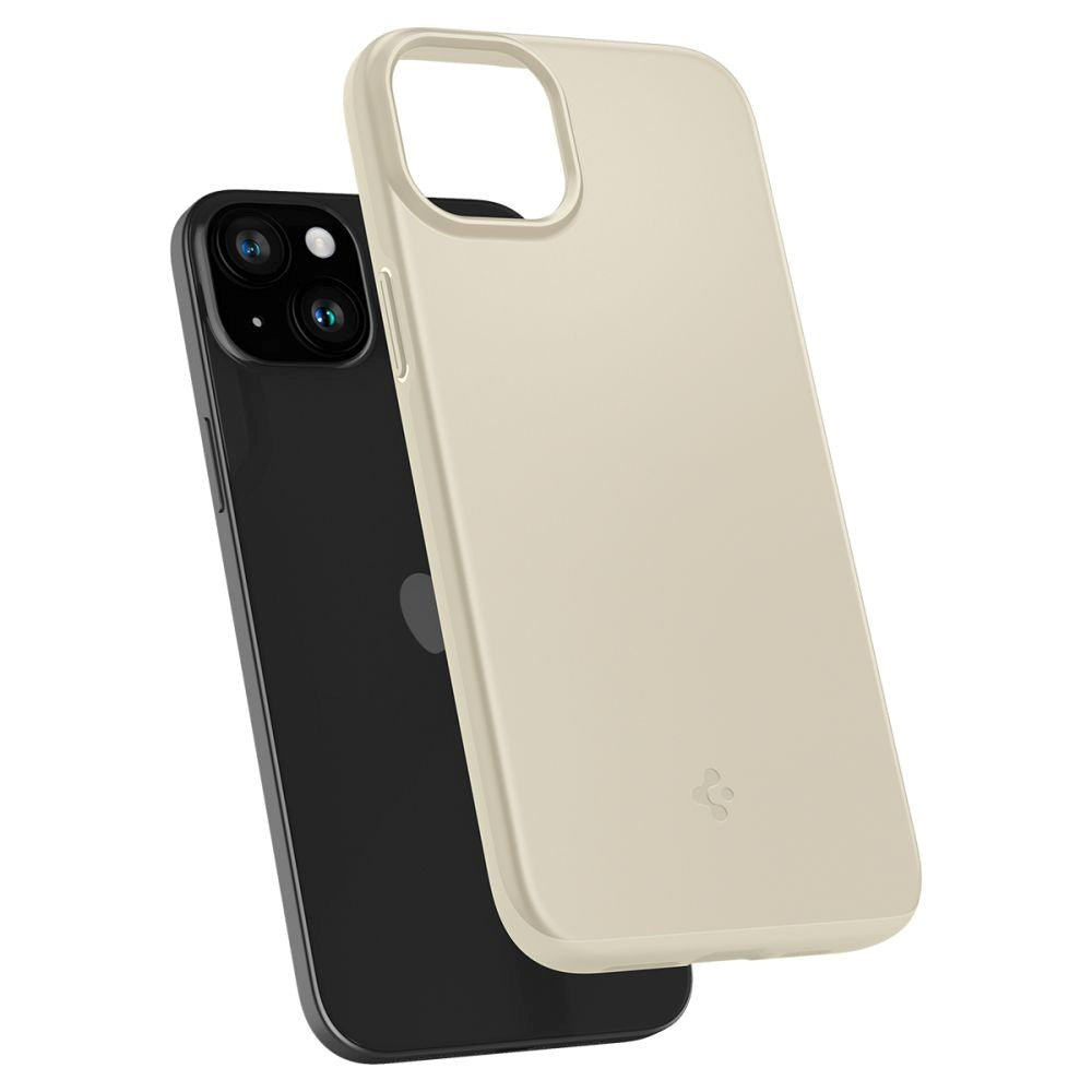 iPhone 15 Spigen Thin Fit Deksel - Mute Beige