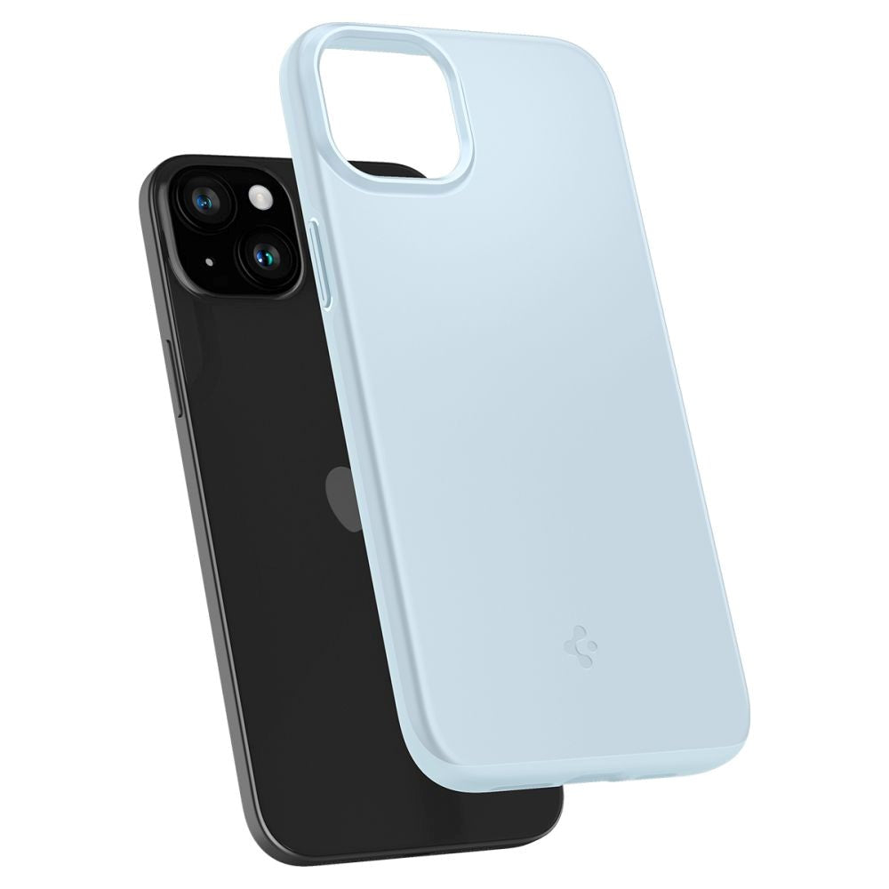 iPhone 15 Spigen Thin Fit Deksel - Mute Blue