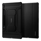 Samsung Galaxy Tab S8 Plus / Tab S7 Plus 12.4" Spigen Rugged Armor Pro Deksel - Black