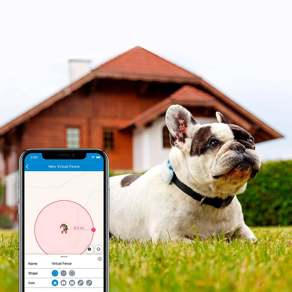 Tractive GPS Dog LTE - GPS & Bluetooth Tracker for Hunder - Hvit