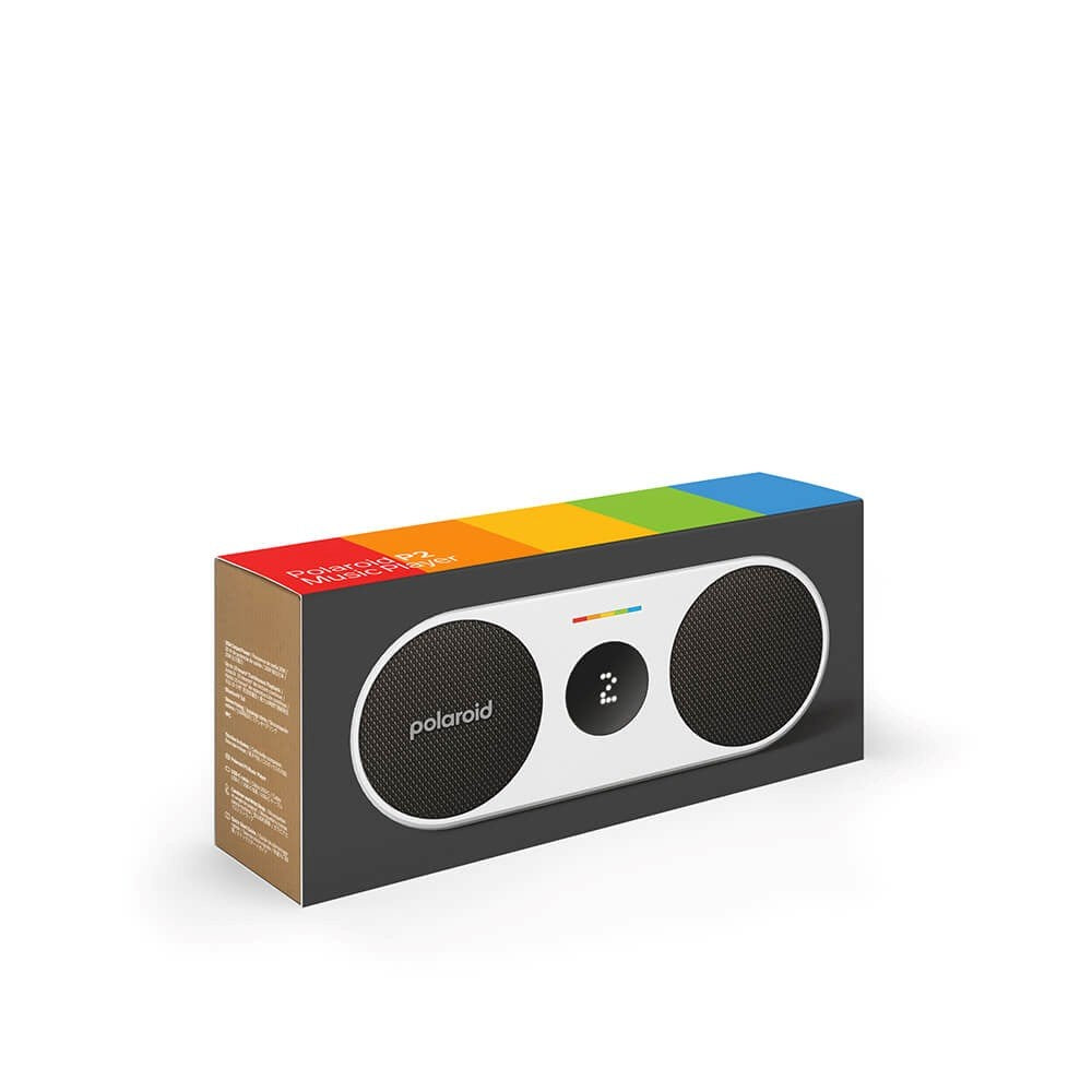 Polaroid Player P2 Bærbar Bluetooth Høyttaler - Hvit / Svart