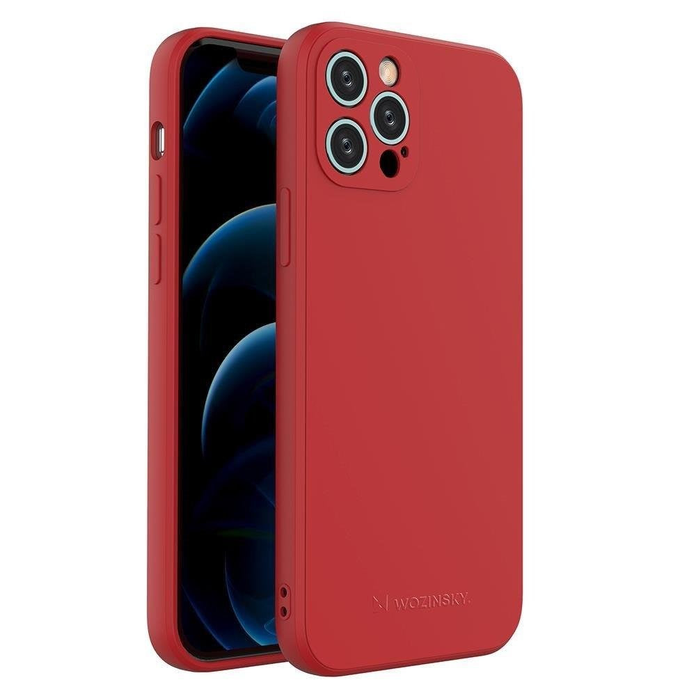 iPhone 13 Pro Wozinsky Color Case Silikondeksel - Rød