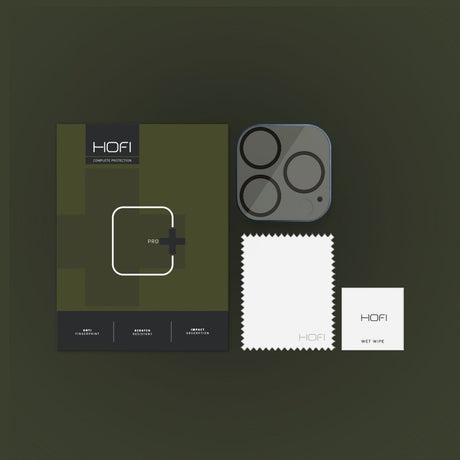 iPhone 15 Pro / 15 Pro Max Hofi Cam Pro+ Kameralinse Beskyttelsesglass - Svart / Gjennomsiktig