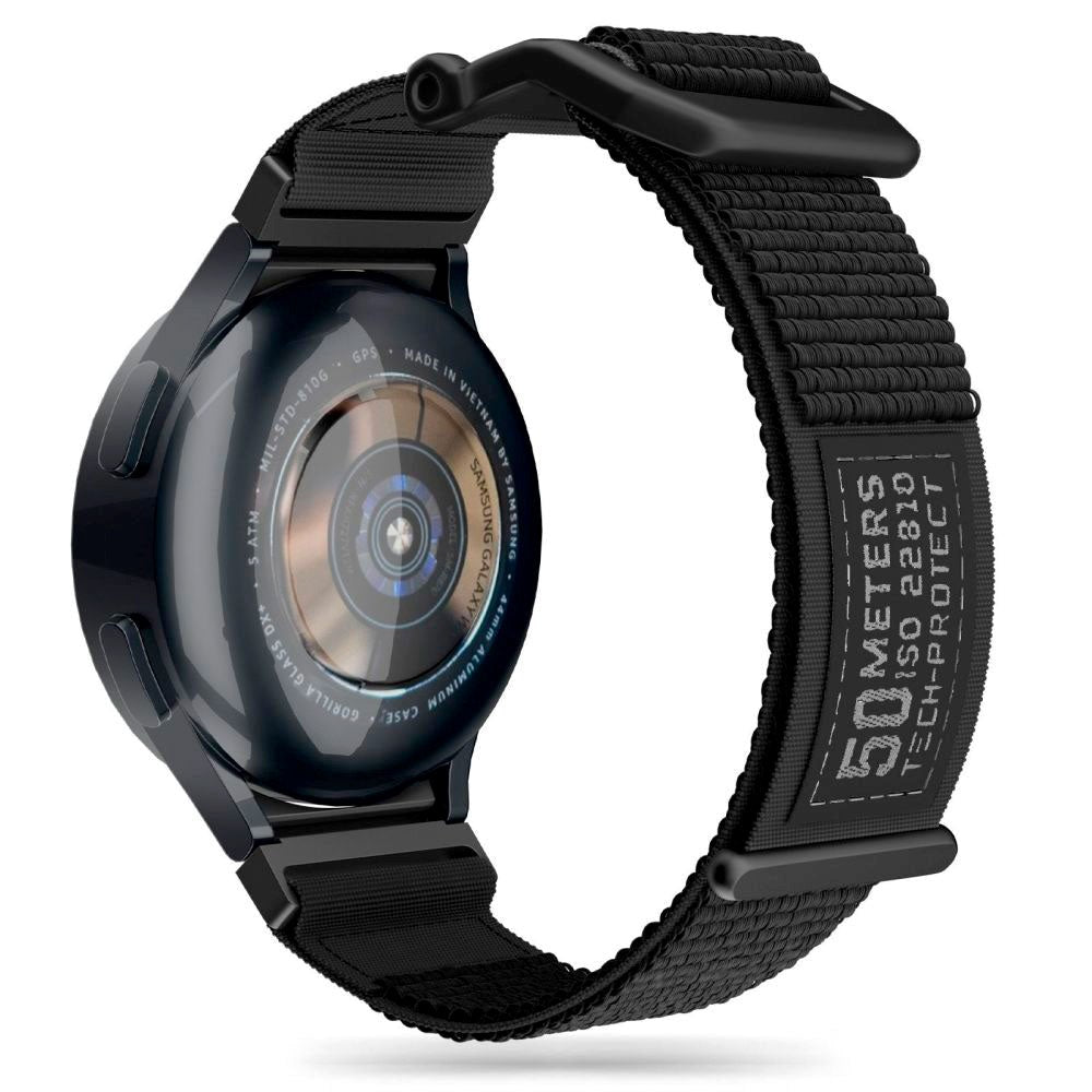 Samsung Galaxy Watch (4 / 5 / 5 Pro / 6) Tech-Protect Scout Stoffrem - Svart