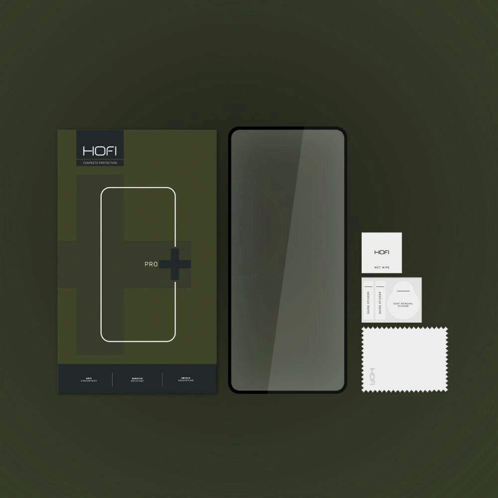 Realme 11 5G Hofi Glass Pro+ Skjermbeskytter - Case Friendly - Svart Kant