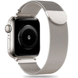 Tech-Protect Apple Watch (42/44/SE/45/46/49mm) Milanse Band i Rustfritt Stål - Stål Farget