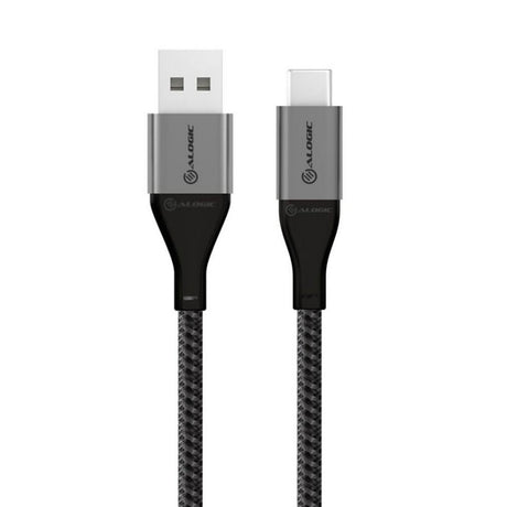 ALOGIC 3A USB-A til USB-C Kabel 30cm - Sort