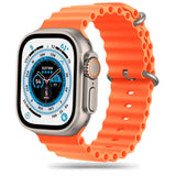 Tech-Protect Apple Watch (42/44/45/49 mm) Iconband Pro Silikonstropp - Oransje