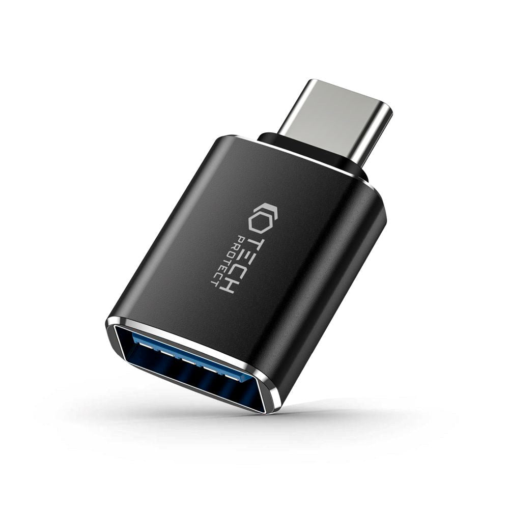 Tech-Protect USB-C til USB-A Adapter - Svart