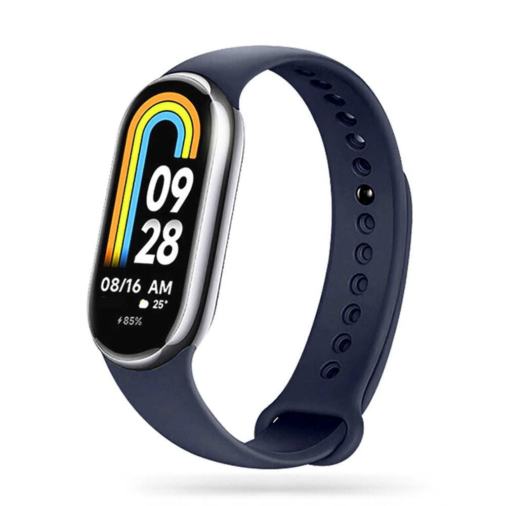 Xiaomi Smart Band 8/9 Iconband Tech-Protect Fleksibel Plaststropp - Navy Blå