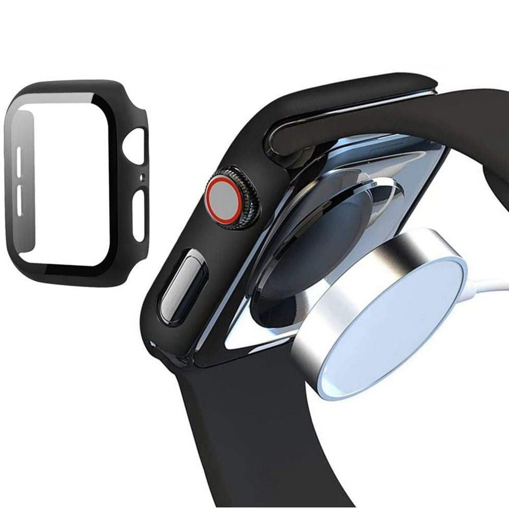 Apple Watch Tech-Protect DEFENSE360 Smartwatch-deksel med Skjermbeskytter - 9/8/7 (45mm) - Svart