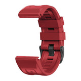 Universal Garmin 22mm QuickFit Iconband Tech-Protect Line Silikon Reim - Rød