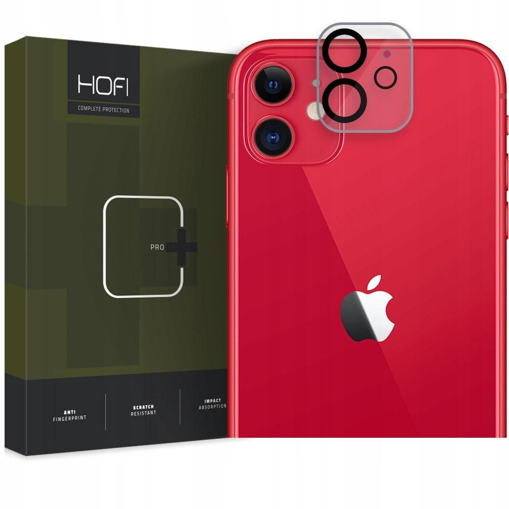 iPhone 11 Hofi Cam Pro+ Kameralinse Beskyttelsesglass - Svart / Gjennomsiktig