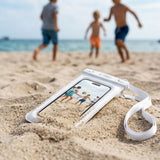 Tech-Protect Flytende Vanntett Etui - Maks.: 185 x 110 mm - Hvit