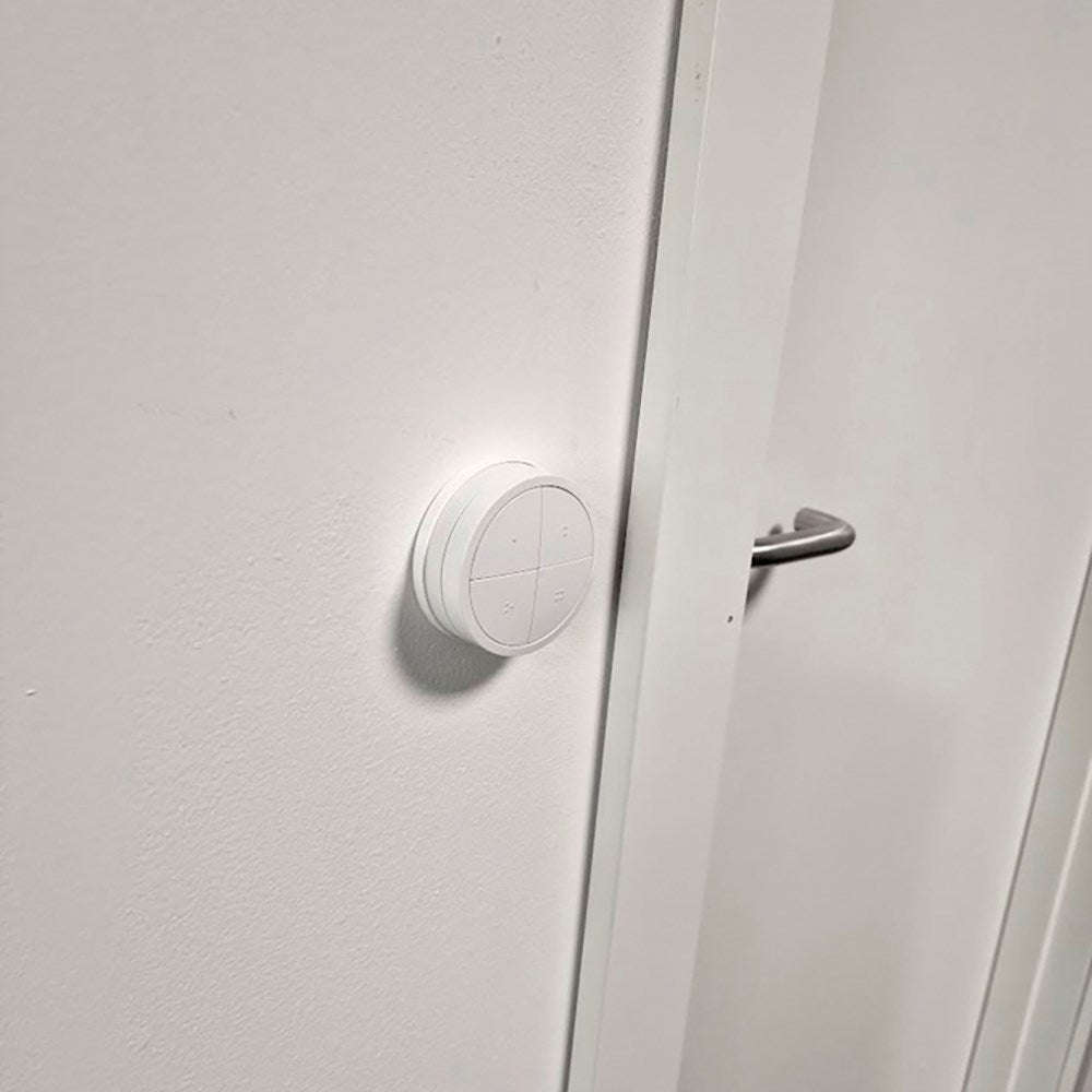 Light Solutions - Philips Hue Tap Dial Switch Rund Brakett - Hvit