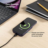 Epico UltraPack Slim 3000 mAh Trådløs Powerbank – MagSafe / Qi2 Kompatibel – Sølv