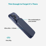 Epico UltraPack Slim 3000 mAh Trådløs Powerbank – MagSafe / Qi2 Kompatibel – Sølv