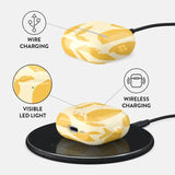 Apple AirPods (4. Gen.) Burga Deksel m. Karabinkrok - Lemon Tart