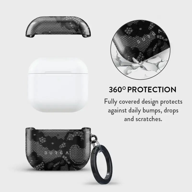 Apple AirPods (4. Gen.) Burga Deksel m. Karabinkrok - Magnetic