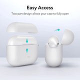 Apple Airpods (3. gen.) ESR Bounce Silikondeksel med Karabinkrok - Hvit