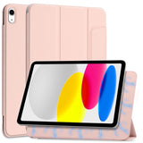 iPad 10.9" (2022) Tech-Protect Smartcase Magnetisk Deksel Tri-fold - Rosa