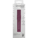 Apple Watch (42/44/SE/45/46/49mm) iDeal of Sweden Soft Swirl Silikon Klokkerem - Størrelse M/L - Velvet Plum