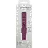 Apple Watch (42/44/SE/45/46/49mm) iDeal of Sweden Soft Swirl Silikon Klokkerem - Størrelse S/M - Velvet Plum