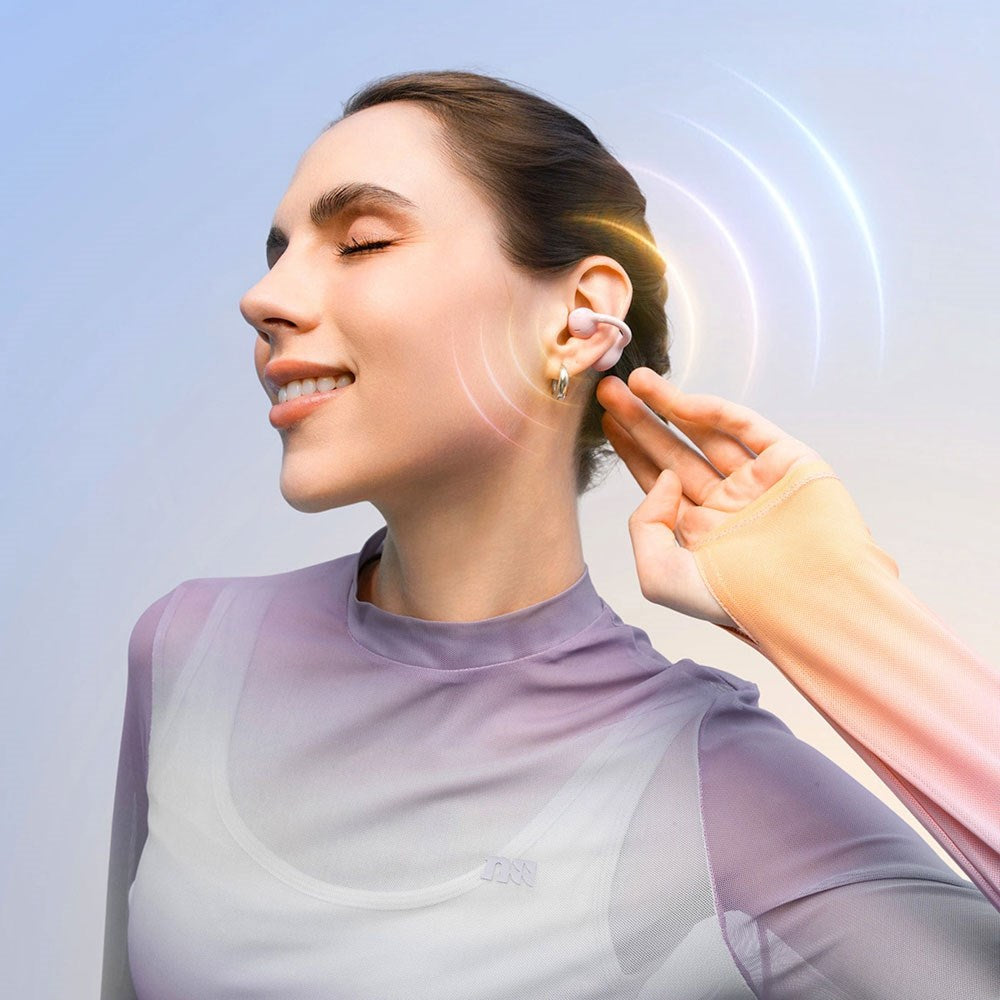 Baseus Bass BC1 Clip True Wireless Hodetelefoner - Open-Ear - Rosa