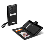 Samsung Galaxy S24 Ultra Spigen Wallet S Plus Flip Deksel - Svart