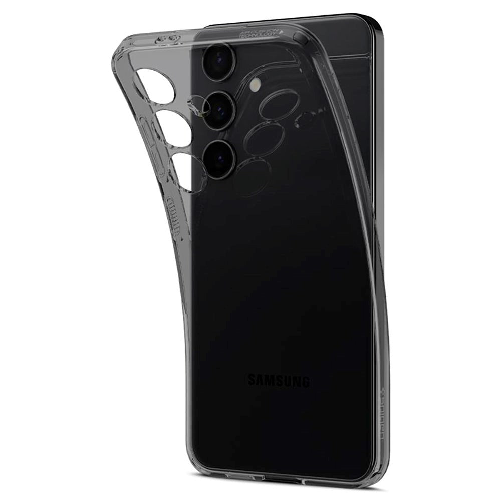 Spigen Samsung Galaxy S24 Liquid Crystal Deksel - Gjennomsiktig / Svart