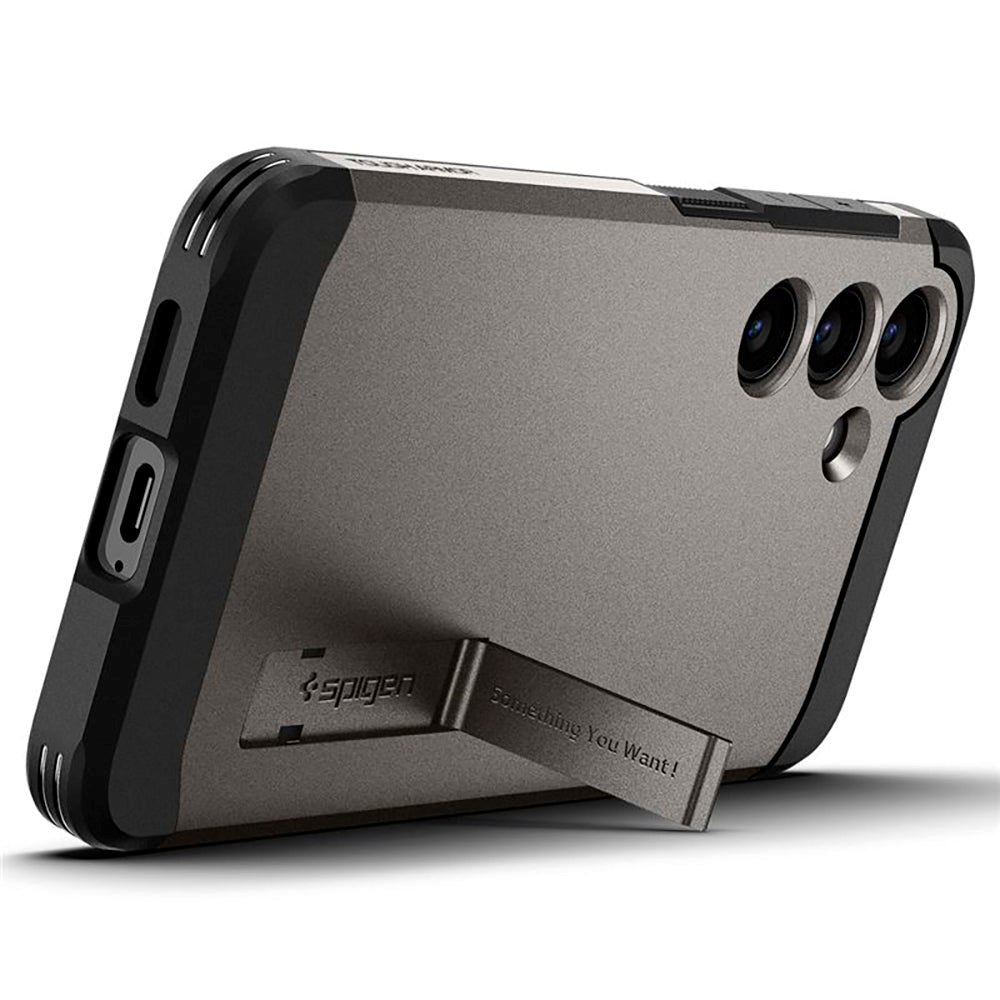 Samsung Galaxy S24 Spigen Tough Armor Bakdeksel - Gunmetal