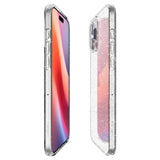 iPhone 16 Pro Max Spigen Liquid Crystal Glitter Deksel - Gjennomsiktig