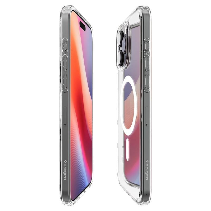 iPhone 16 Pro Max Spigen Crystal Hybrid Deksel - MagSafe Kompatibelt - Gjennomsiktig