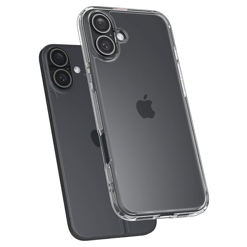 iPhone 16 Plus Spigen Crystal Hybrid Deksel - Gjennomsiktig