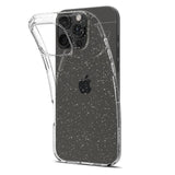 iPhone 16 Pro Spigen Liquid Crystal Glitter Deksel - Gjennomsiktig