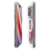 iPhone 16 Pro Spigen Crystal Hybrid Deksel - MagSafe Kompatibelt - Gjennomsiktig