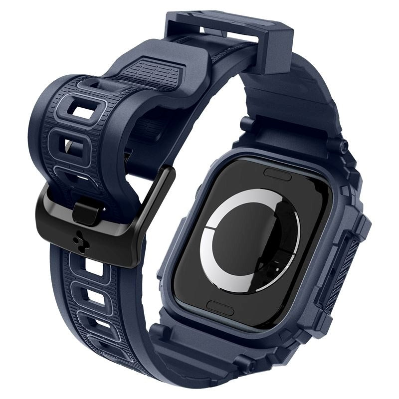 Spigen Rugged Armor Pro Apple Watch (38/40/SE/41/42 mm) Rem m. Deksel - Blå