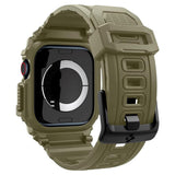 Apple Watch 10 (46mm) Spigen Rugged Armor Pro Rem m. Deksel - Grønn