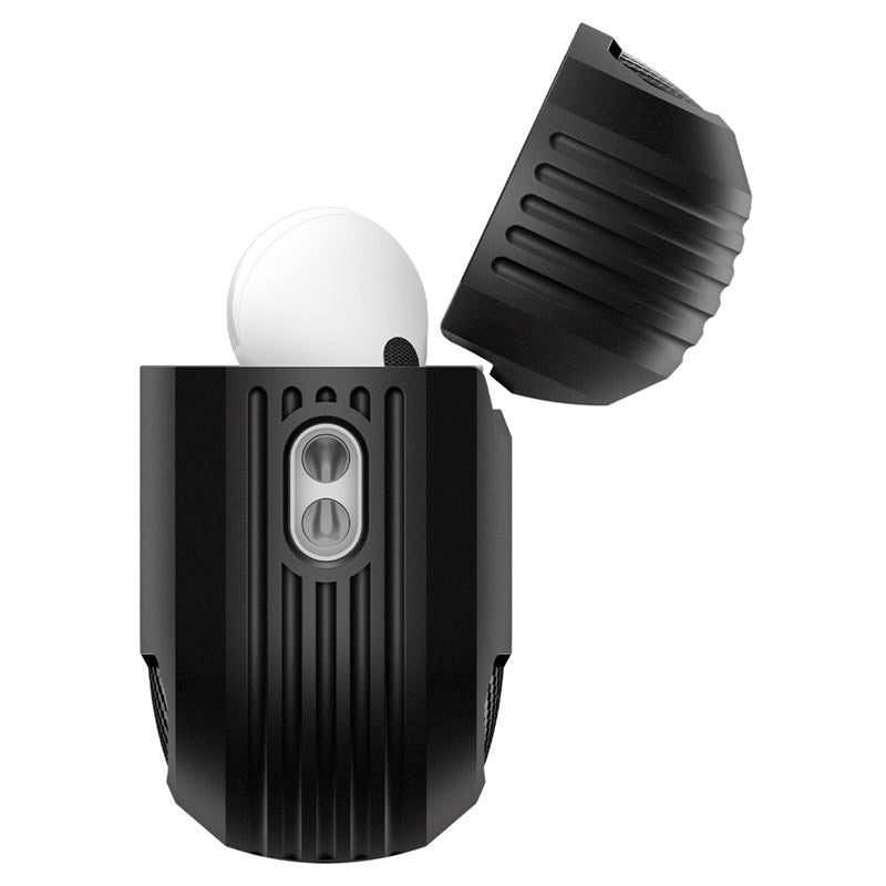 Apple AirPods Pro (3. gen.) Spigen Rugged Armor Deksel - Matte Black