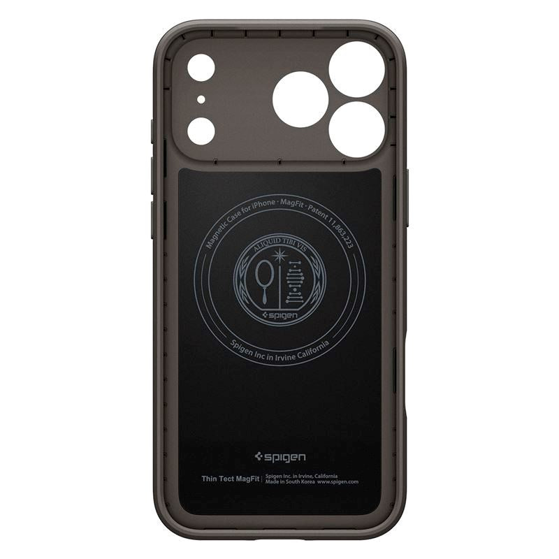 iPhone 17 Pro Max Spigen Thin Fit Deksel - MagSafe Kompatibel - Grå