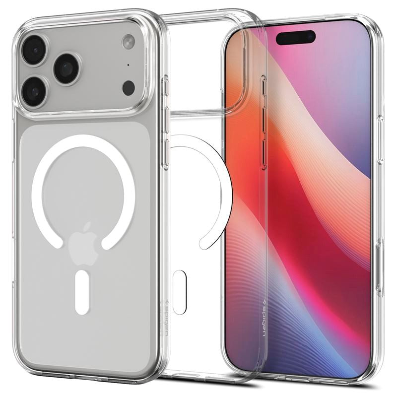 iPhone 17 Pro Spigen Liquid Crystal Deksel - MagSafe Kompatibel - Gjennomsiktig