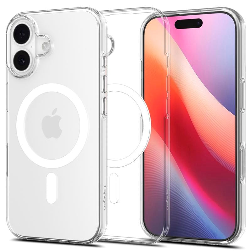 iPhone 17 Spigen Liquid Crystal Deksel - MagSafe Kompatibel - Gjennomsiktig