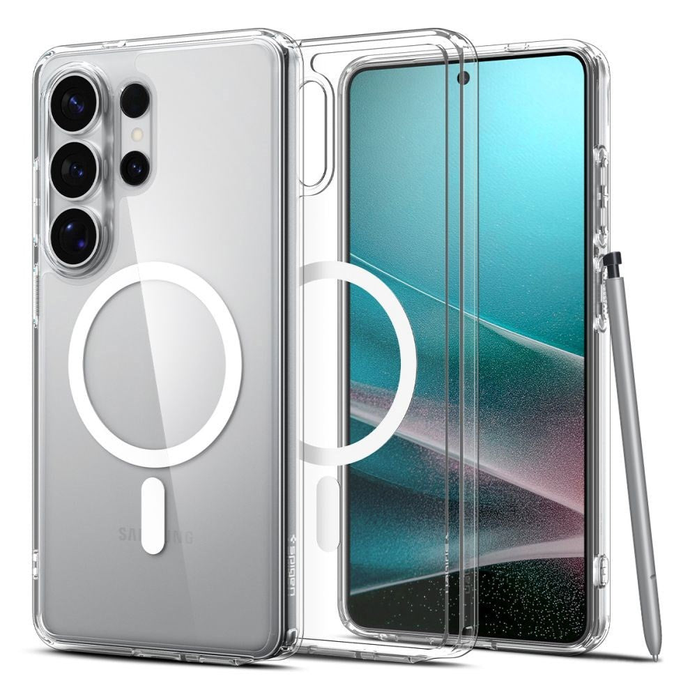Samsung Galaxy S26 Ultra Spigen Ultra Hybrid Deksel - MagSafe Kompatibel - Gjennomsiktig