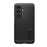Samsung Galaxy S26 Spigen Tough Armor Hybrid Deksel m. Stativfunksjon - MagSafe Kompatibel - Svart