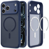 iPhone 18 Pro / 17 Pro Spigen Ultra Hybrid Deksel - MagSafe Kompatibel - Matt Blå