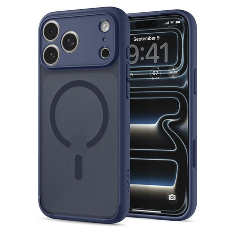 iPhone 18 Pro / 17 Pro Spigen Ultra Hybrid Deksel - MagSafe Kompatibel - Matt Blå