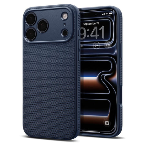 iPhone 18 Pro / 17 Pro Spigen Liquid Air Deksel - Blå