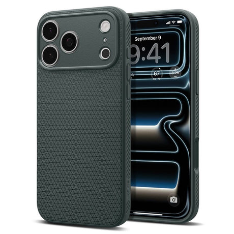 iPhone 18 Pro / 17 Pro Spigen Liquid Air Deksel - Grønn