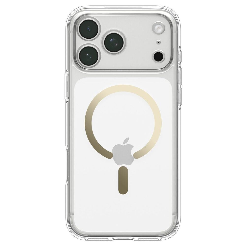 iPhone 18 Pro / 17 Pro Spigen Ultra Hybrid Deksel - MagSafe Kompatibel - Gjennomsiktig / Gull