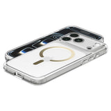 iPhone 18 Pro Max / 17 Pro Max Spigen Ultra Hybrid Deksel - MagSafe Kompatibel - Gjennomsiktig / Gull